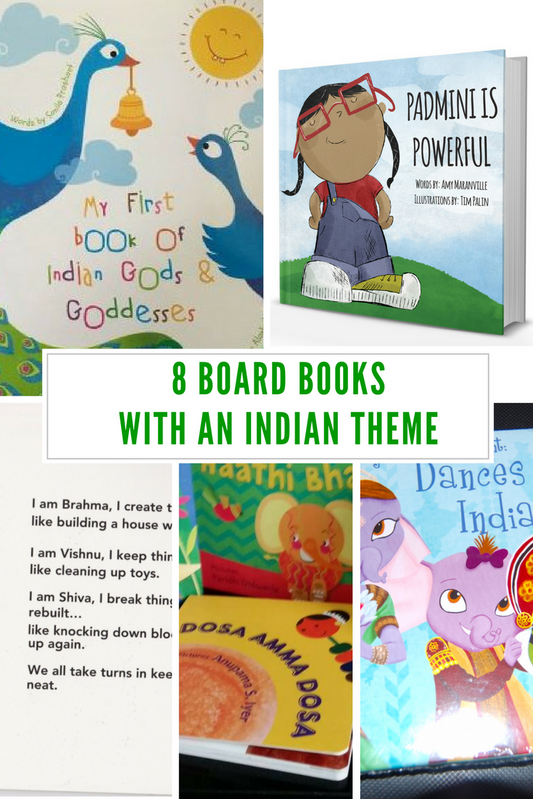 8 Board Books with an Indian Theme