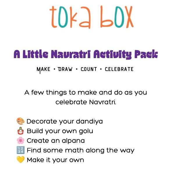 Free Navratri Printable Pack for Kids