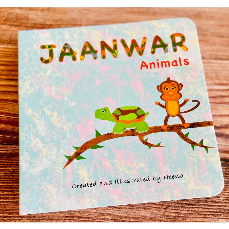 Hindi Box Set - Ank, Jaanwar, Phal, Rang (Numbers, Animals, Fruits, Colours)