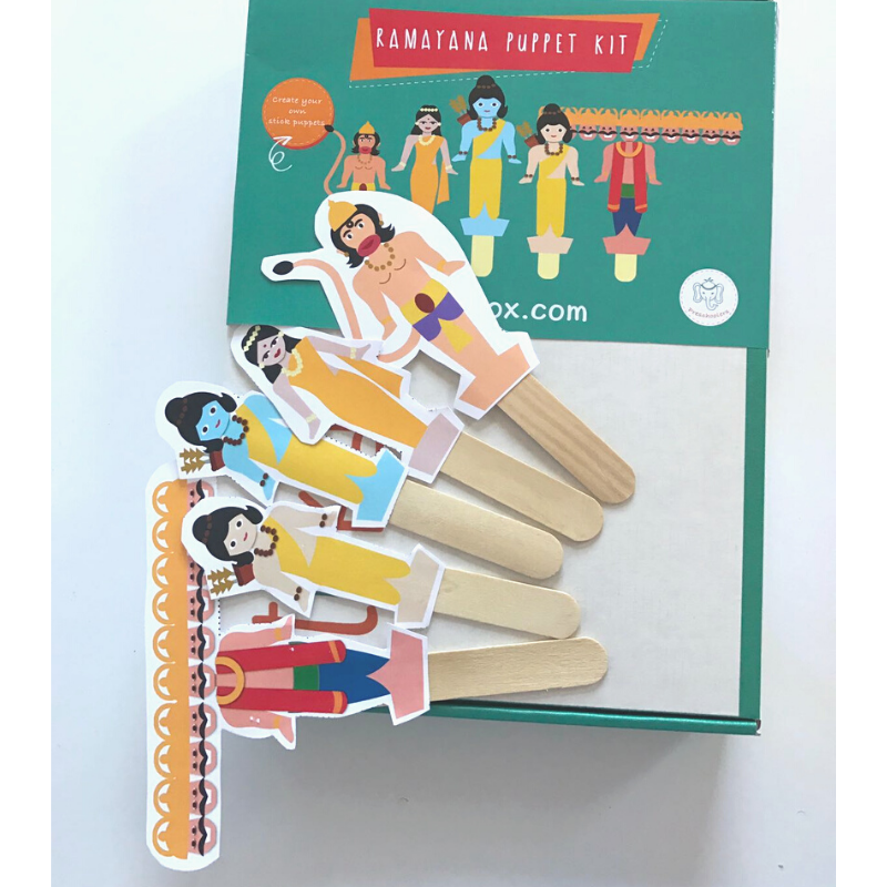 Ramayana Stick Puppet Kit (PDF Download)