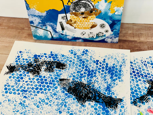 Process Art with Japanese Gyotaku